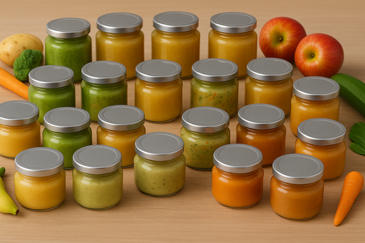La box Gourmande – 14 purées + 14 veloutés du soir + 7 compotes (9M)